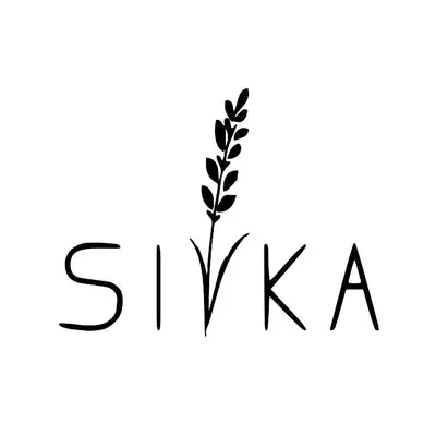 a black and white illustration of a plant with the word sakura at Sivka - mountain apartment with sauna in Kobarid