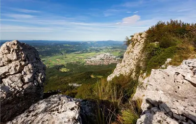 a view from the top of a rocky mountain at 1 Bedroom Nice Apartment In Col in Zoll