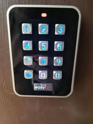 an iphone keyboard with the keys on it at Slovenian House Vida in Bled
