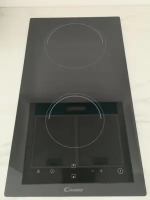 a close up of a stove top oven at Blue apartment with FREE parking in Ljubljana