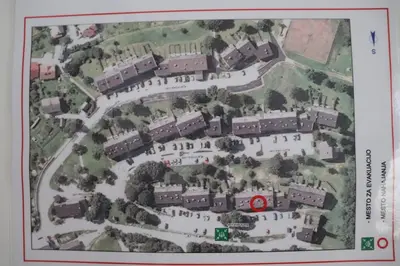 a map of the campus of a castle at Apartma Luca, Bovec in Bovec