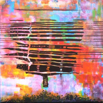 a painting of a discription of a bird at LAAS ART GALLERY in Stari Trg pri Ložu