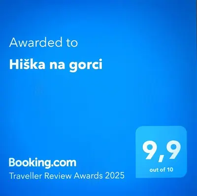 a screenshot of a phone with the text wanted to hikasa ma gord at Hiška na gorci in Podčetrtek