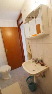 a bathroom with a sink and a toilet at Holiday home in Semic - Kranjska (Krain) 26078 in Semič