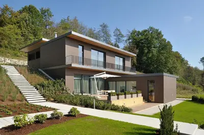 a house on a hill with a garden at Oranda Village in Rogaška Slatina