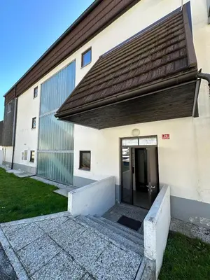 a building with a door on the side of it at App Bovec in Bovec