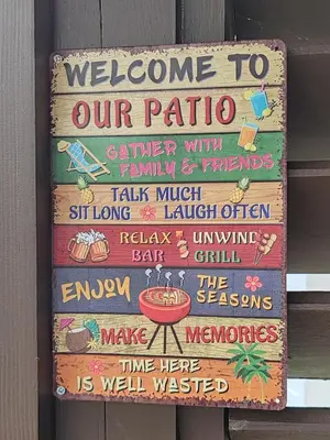 a sign that is attached to a wall at Brunarica Dolce Vita 85 in Brežice
