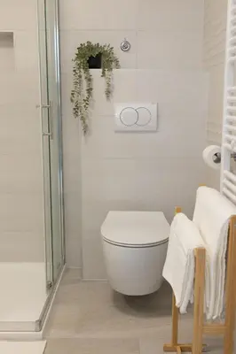 a bathroom with a toilet and a shower at Apartment Lucka, Kranjska Gora in Kranjska Gora