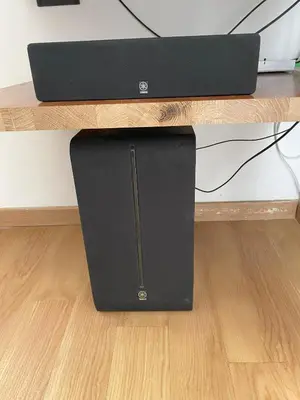 a computer monitor sitting on top of a desk at Lavender in Postojna