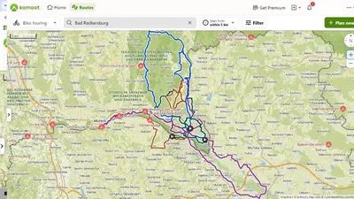 a map of a road with a google maps at Apartma Anci in Prosenjakovci