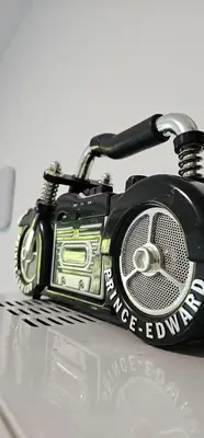 a black camera sitting on top of a table at Apartma Marija in Kranjska Gora