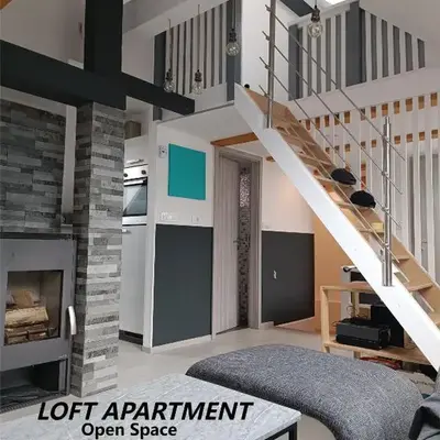 Apartment Loft Pejić - open space loft studio near Bovec