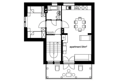 a floor plan of a house at VILA BREDA in Bled center in Bled