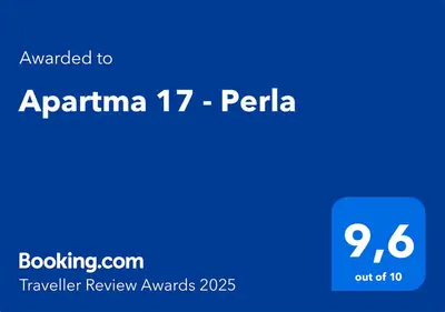 a screenshot of theania reddit screen with a blue rectangle at Apartma 17 - Perla in Bovec