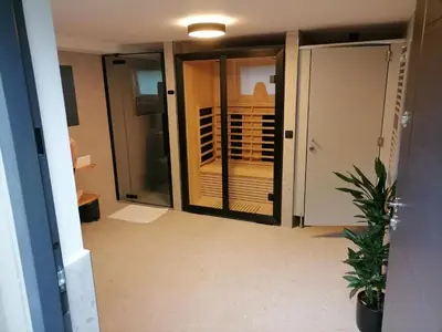 a room with a glass door leading to a balcony at Hemp farm paradise near Bled and Ljubljana in Kranj