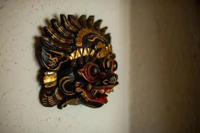 a brooch of a dragon on a wall at Charming Bled Home - Big Garden, BBQ & Free Bikes in Bled