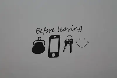 a picture of a phone and keys with the words before learning at Panoramic View in Postojna