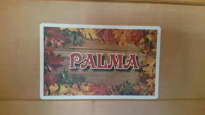 a sign that says palaia on a wall at Homestead Vrbin in Divača