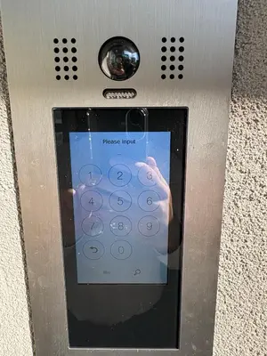 an electronic device with a picture of a remote control at Angel Wings premium apartment in Ljubljana