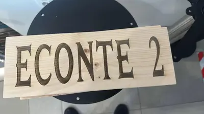a sign with the word gone written on it at Apartment Econte near old town in Ljubljana