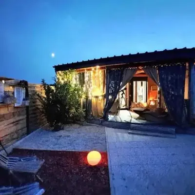Mobile Home Cabana with HotTub&Sauna