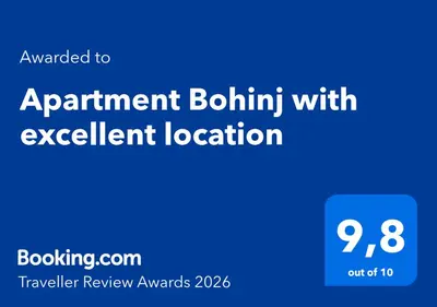 a blue sign that says appointment battalion with excellent location at Apartment Bohinj with excellent location in Bohinj