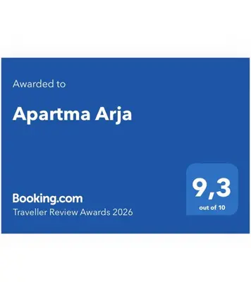 a screenshot of anazon echo screen with the text upgraded to aprana africa at Apartma Arja in Spodnje Gorje