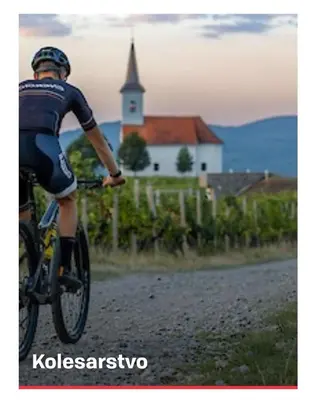 a man riding a bike down a dirt road at Družinski apartmaji Judnič in Adlešiči