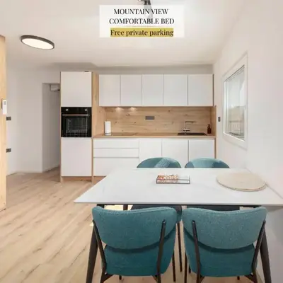 Yellow and Green apartments