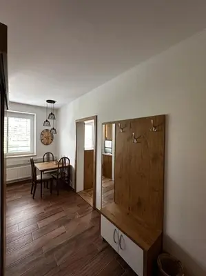 a room with a table and a dining room at Gostilna Menina in Gornji Grad