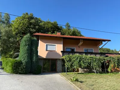 a house with trees and a driveway at ART Nature Retreat in Gorica pri Slivnici
