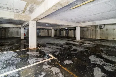 an empty room in an old building at Comfort Rooms Obrežje by Highway, Free Covered Parking in Jesenice na Dolenjskem