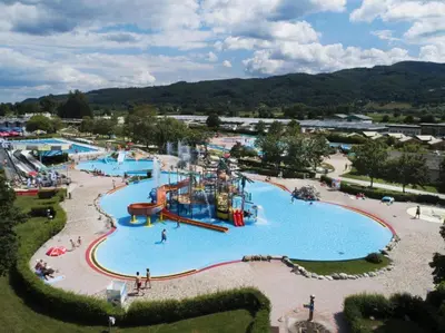 an overhead view of a water park at Holiday home Pandora in Brežice