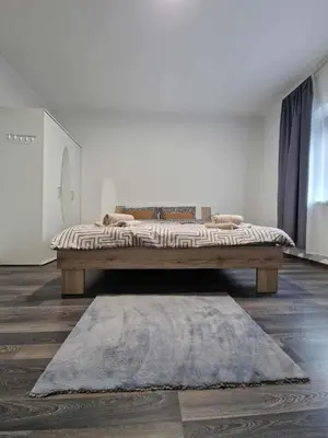 a bedroom with a large bed in a room at Vila Marina in Prestranek