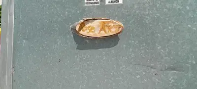 an object sitting on top of a body of water at ROSE ROOM for 4 guests in Rose resort Ljubljana in Ljubljana