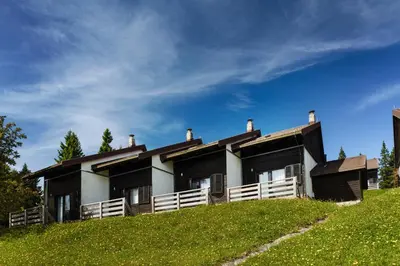 a house on the side of a hill at Bungalows Rogla in Zreče