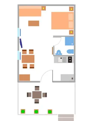 a cartoon vector illustration of a cell phone pixelated at Apartment Sela in Tolmin
