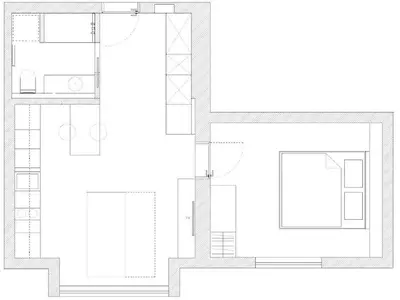 a floor plan of a house at ★ Exclusive Central Apartment ★ FREE Garage ★ in Ljubljana