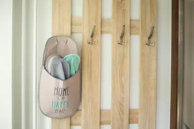 a pegboard with a happy birthday tag on a crib at Apartment Zoya in Kranjska Gora