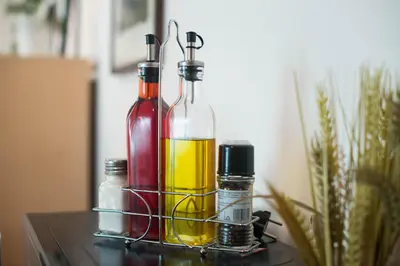 two bottles of alcohol sitting on top of a table at Apartment Zoya in Kranjska Gora