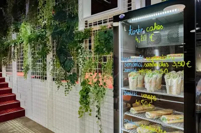 a store with a display case filled with food at ibis Styles Ljubljana Centre in Ljubljana