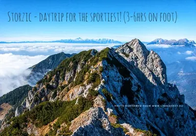 a picture of a mountain with the words skepticdainride for the sportiest at River Cave Apartment Slovenia in Visoko