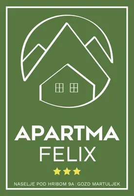 a logo for anarma facility with a house at Apartma Felix in Kranjska Gora
