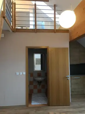 a bathroom with a sink in a room at BC10 in Bovec