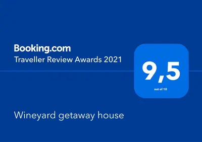 a blue box with the number on it at Wineyard getaway house in Sevnica