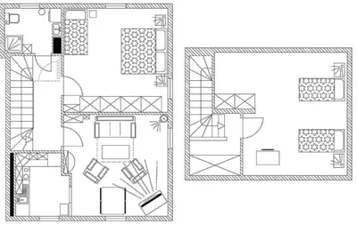 a floor plan of a house with architectural elements at Spacious 2-bedroom apartment Zabjak with AC Tour As Ljubljana in Ljubljana