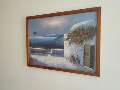 a picture of a painting on a wall at Accomodation Pertout in Nova Gorica