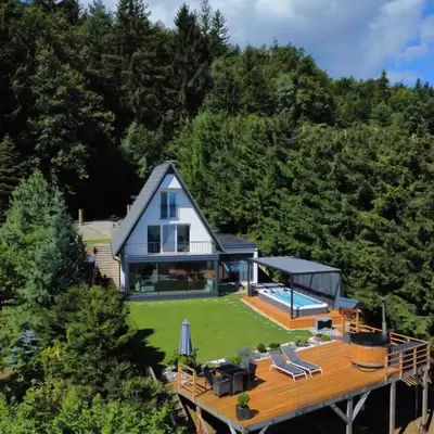 Panoramic View Cottage Heated Pool