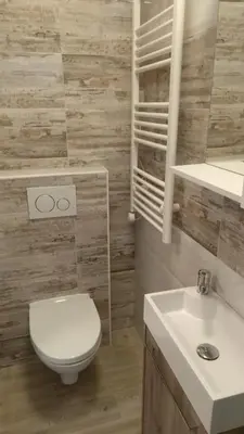 a bathroom with a toilet and a sink at Apartma Golob in Zgornja Kungota