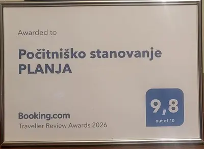 a sign that says potritis stomachamineamine planka at Počitniško stanovanje PLANJA in Soča